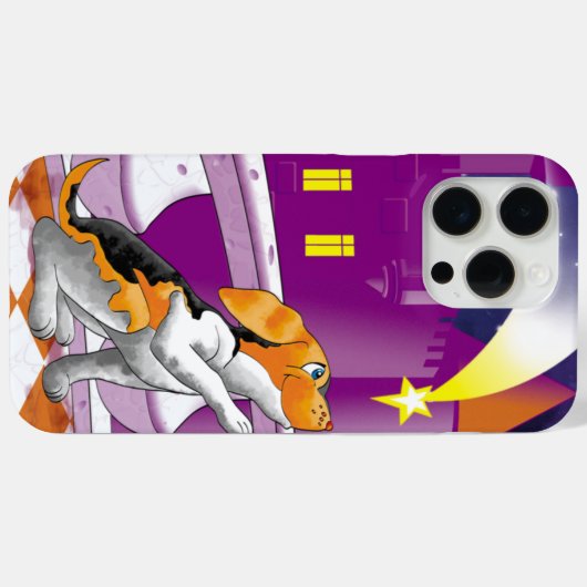 Hundefernrohr Case-Mate iPhone Hülle (Rückseite (Horizontal))