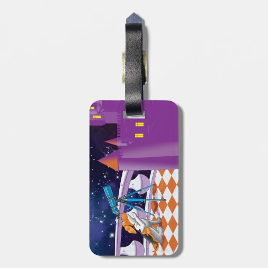 Hundefernrohr Gepäckanhänger (Rückseite vertikal)