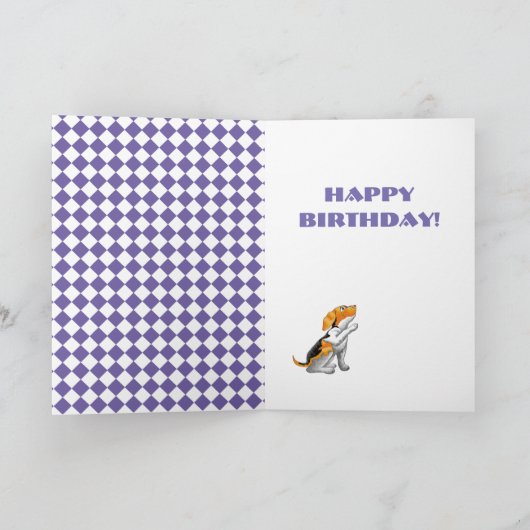 Hundefernrohr Karte (Innenseite)