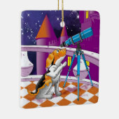 Hundefernrohr Keramikornament (Rechts)