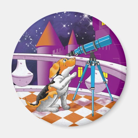 Hundefernrohr Magnet (Vorne)