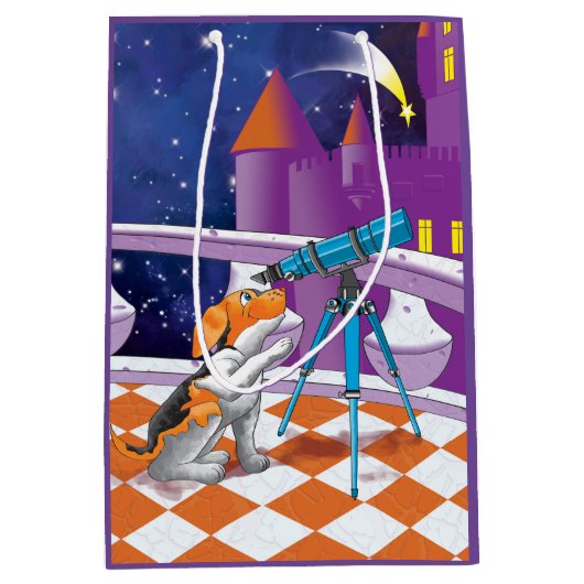 Hundefernrohr Mittlere Geschenktüte (Vorderseite)