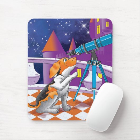 Hundefernrohr Mousepad (Mit Mouse)