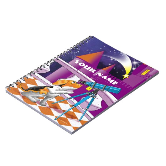 Hundefernrohr Notizblock (Linke Seite)