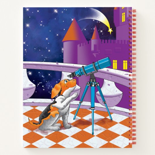 Hundefernrohr Notizbuch (Rückseite)