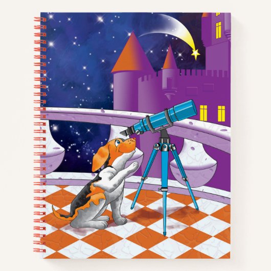 Hundefernrohr Notizbuch (Vorderseite)