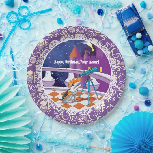 Hundefernrohr Pappteller (Party)