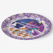 Hundefernrohr Pappteller (Schrägansicht)