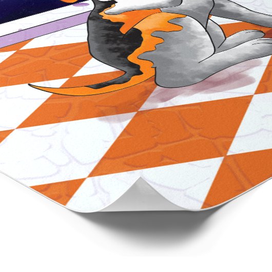 Hundefernrohr Poster (Ecke)