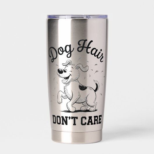 "Hundefeuer kümmern" Fun Cartoon für Liebhaber von Thermobecher (Vorderseite)