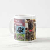 HundeFoto-Collagen-Tasse Kaffeetasse (Vorderseite Links)