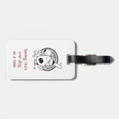 HundeFoto Gepäckanhänger (Rückseite horizontal)