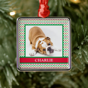 Hundefoto Ornament Aus Metall