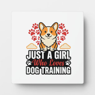 Hundefrau Corgi Vintage Vector-Shirt-Design Fotoplatte