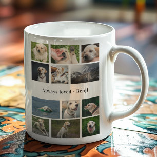 Hundefreund-Fotocollage Kaffeetasse