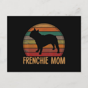 Hundefreund Frenchie-Mama Vintage-Bulldog-Liebha Feiertagspostkarte