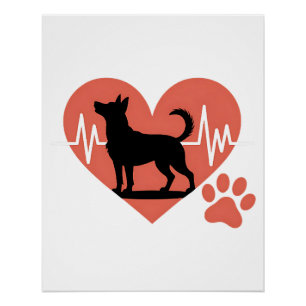 Hundefreund Hundebesitzer Poster
