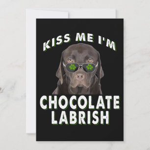 Hundefreund Küsse mich, ich bin ein Chocolate La Karte