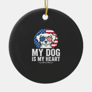 Hundefreund Mein Hund Ist Mein Herz Keramik Ornament