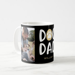 Hundefreund Papa Pfotenabdruck Haustier Foto Colla Kaffeetasse