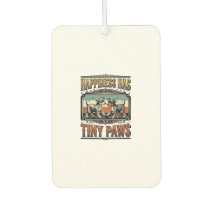 Hundefreund-Shirt Vintage Gravur Hunde Humor Desi Autolufterfrischer