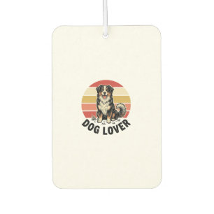 Hundefreund Vintage Gravur Süßer Hund Sonnenunterg Autolufterfrischer