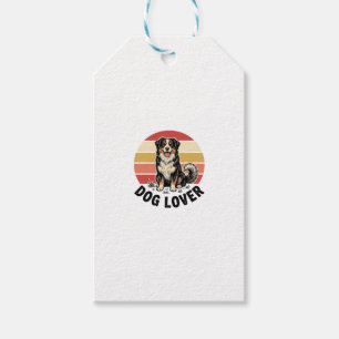 Hundefreund Vintage Gravur Süßer Hund Sonnenunterg Geschenkanhänger