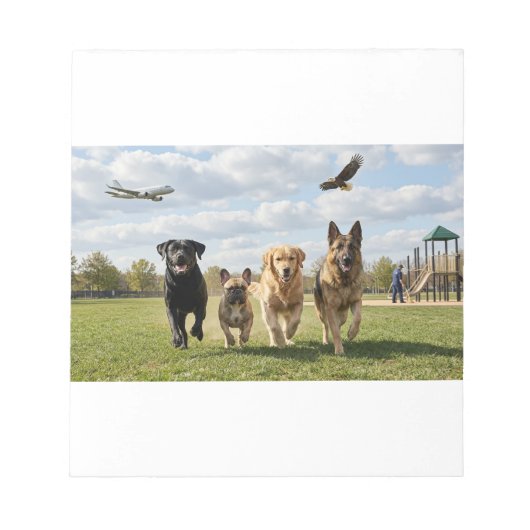 Hundefreunde Notizblock (Vorderseite)