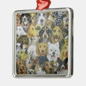Hundefreunde Ornament Aus Metall (Links)