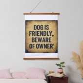 Hundefreunde wandteppich mit holzrahmen (Schlafzimmer)