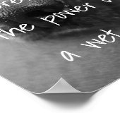 Hundefreunde zitieren den Power einer Nase Poster (Ecke)