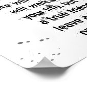 Hundefreunde zitieren Plakatdruckdesign Poster (Ecke)