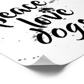 Hundefreunde zitieren Plakatdruckdesign Poster (Ecke)