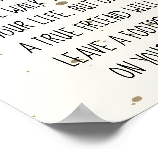 Hundefreunde zitieren Plakatdruckdesign Poster (Ecke)