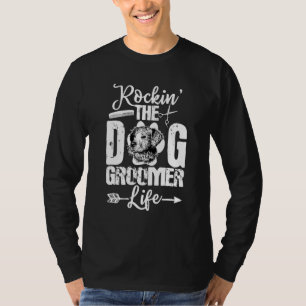 Hundefriseur Pet Grooming Furologe Welpen Fell Ku T-Shirt