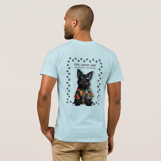 Hundefriseur Walker Sitter T-Shirt (Schwarz voll)