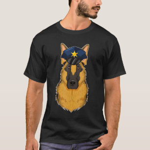 Hundeführer I Polizeihund I Polizei Deutscher Schä T-Shirt