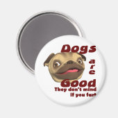 HundeFurz Magnet (Vorderseite/Rückseite)