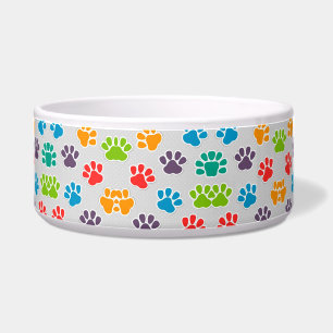 Hundefußabdrücke Keramik Pet Bowl Napf