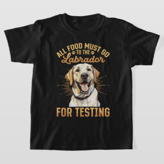 Hundefutter Alle Lebensmittel müssen zum Labrador T-Shirt