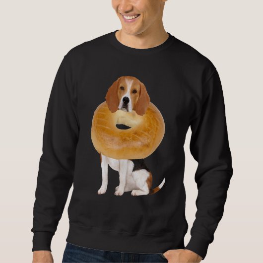 Hundefutter Beagle Bagel Sweatshirt (Vorderseite)