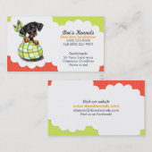 Hundefutter Dackel WelpenTomate Limon Visitenkarte (Vorne/Hinten)