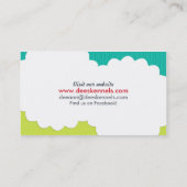 Hundefutter Labrador Welpe Aquamarin Limon Visitenkarte (Rückseite)