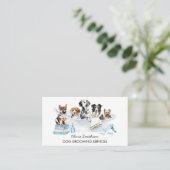 Hundefutter und Heimtiersalon Visitenkarte (Stehend Vorderseite)