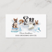 Hundefutter und Heimtiersalon Visitenkarte (Vorderseite)