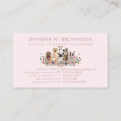 Hundefutterdienst Niedlich Visitenkarte (Rückseite)