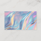 Hundefütterpflege Holografischer Dienst Visitenkarte (Rückseite)