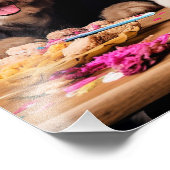 Hundegeburtstagsfeier Fotodruck (Ecke)
