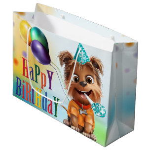 Hundegeburtstagsfeier Große Geschenktüte