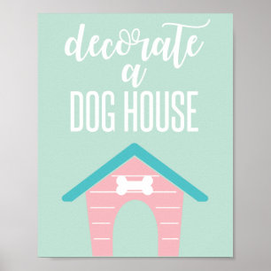 Hundegeburtstagspartyschild Deko für ein Hundehaus